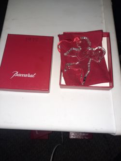 1995 Baccarat Noel Crystal Christmas Ornament 