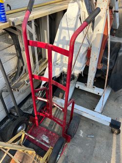 Milwaukee hand truck ro640 800lb capacity flat free