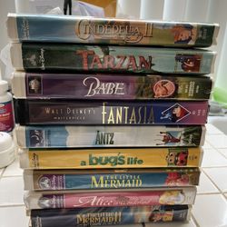 VHS tape lot (9)