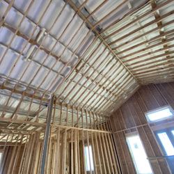 Spray foam insulation