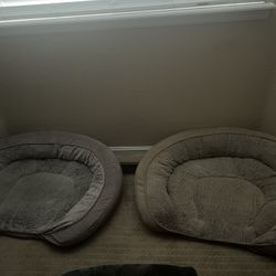 Two Orthopedic Dog Beds 