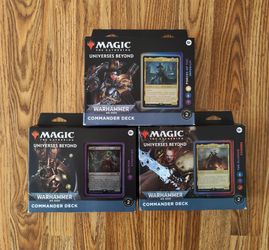 Warhammer 40k Precon Commander Decks MTG