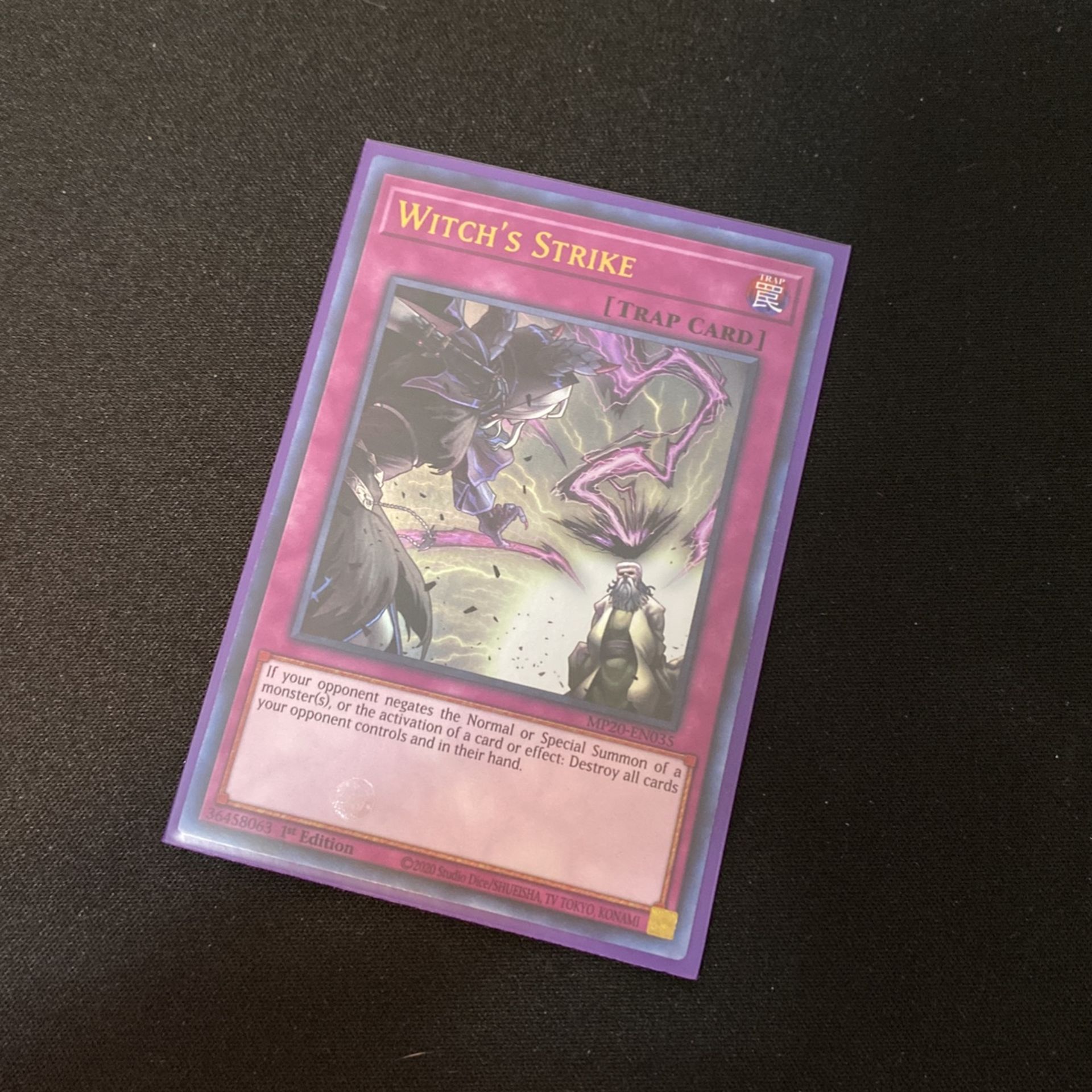 yugioh witch’s strike ultra rare mp20-en035 nm 1st ed