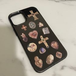 iphone 12 mini case- Black