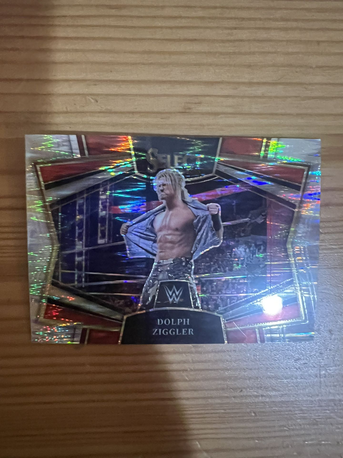 2023 Dolph Ziggler Panini Select WWE Snapshots Insert Flash Prizm Parallel Good Condition $5 Meet Up In Irving @dfwgoods