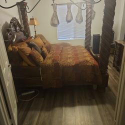 King bedroom set.