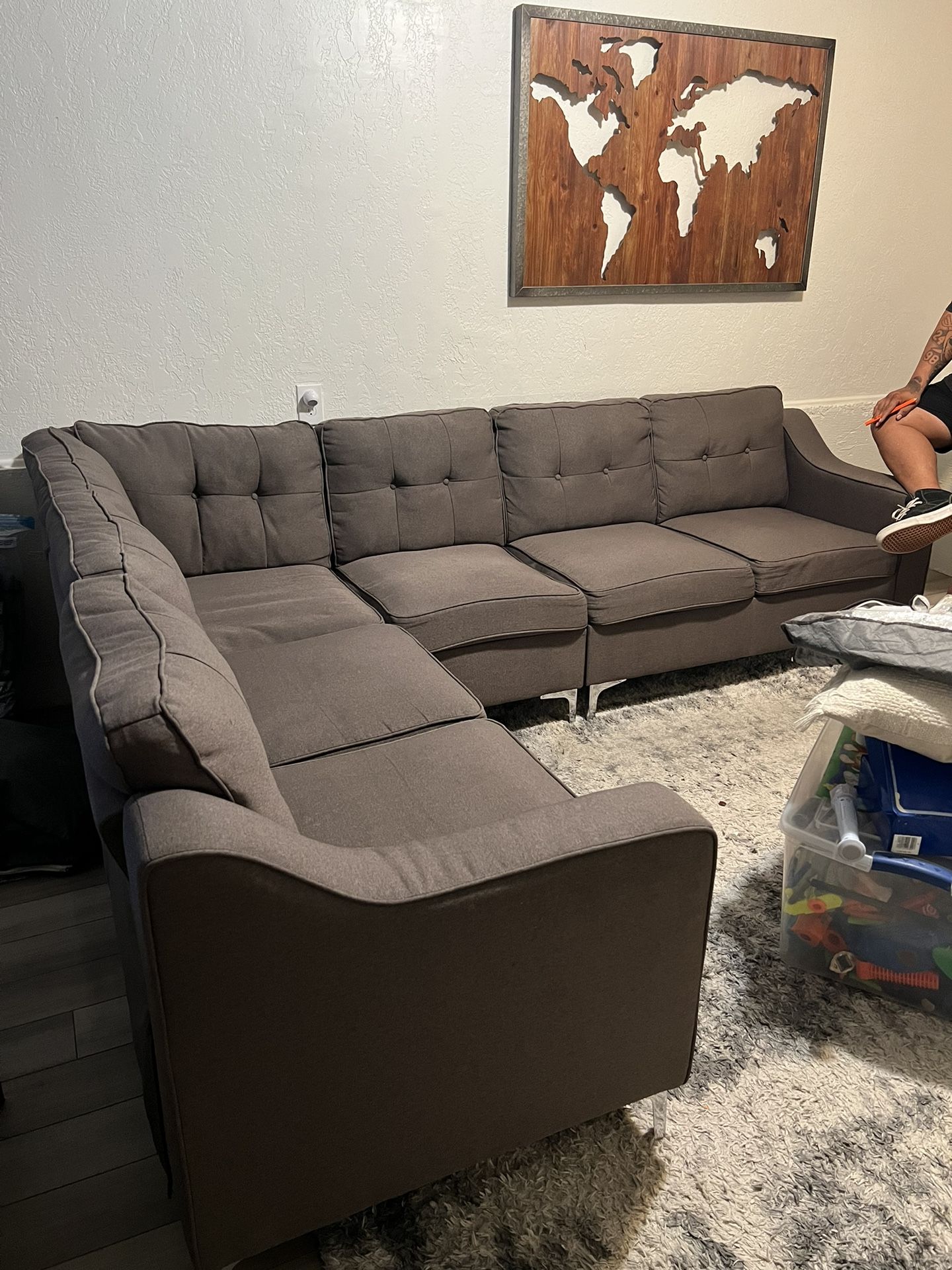 Modular Grey Couch