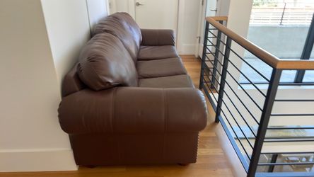 Leather couch