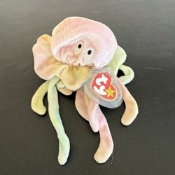 TY Beanie Baby Jellyfish Named Goochy 