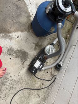 Pool filter and pump