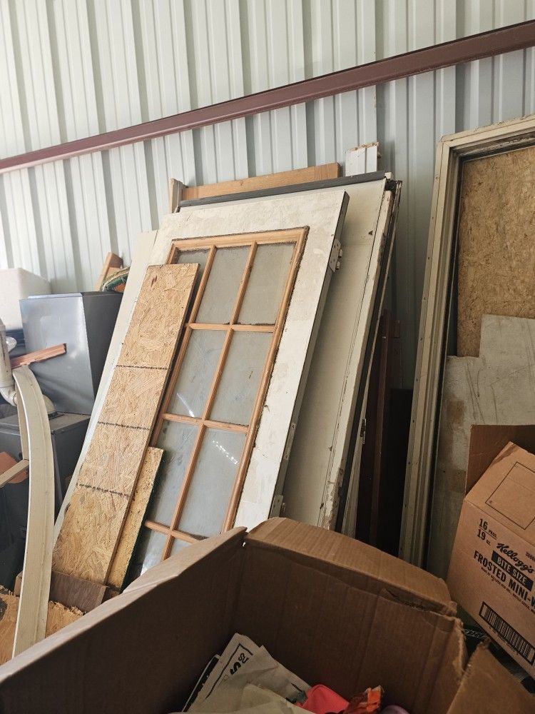 Doors Windows Lumber Frames Insulation Etc