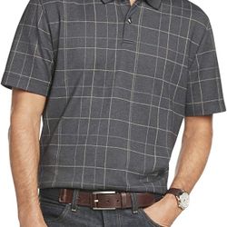 Van Heusen MENS Flex Short Sleeve Stretch Polo Shirt 