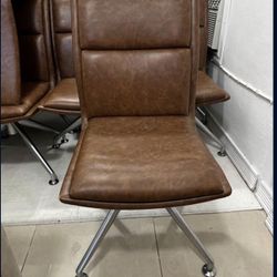 Real leather chairs excellent quality Delivery available 