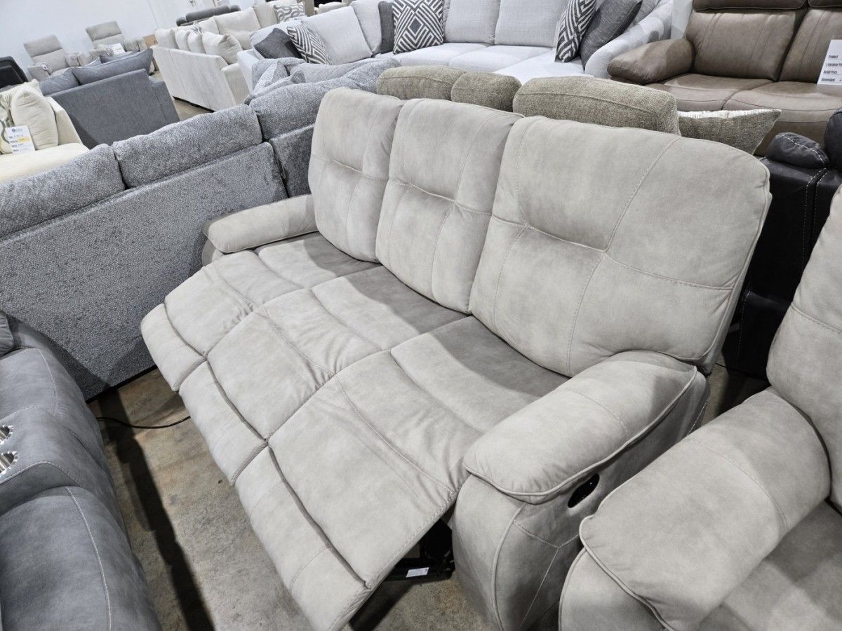 Triple Recliner Sofa  &  Double Recliner Loveseat Set