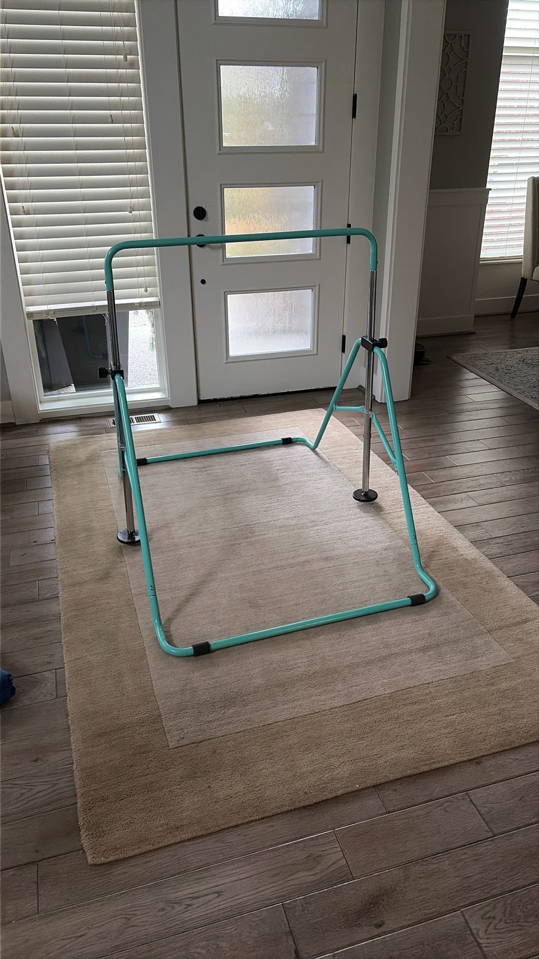 Adjustable, Foldable Gymnastics Bar