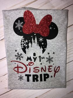 1st Disney trip shirt