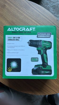 Altocraft 20V Cordless Drill but battery is dead