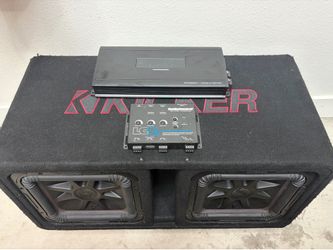 Kicker 12” L7R, Euphoria by DB Drive 2000x1 and  LC7i