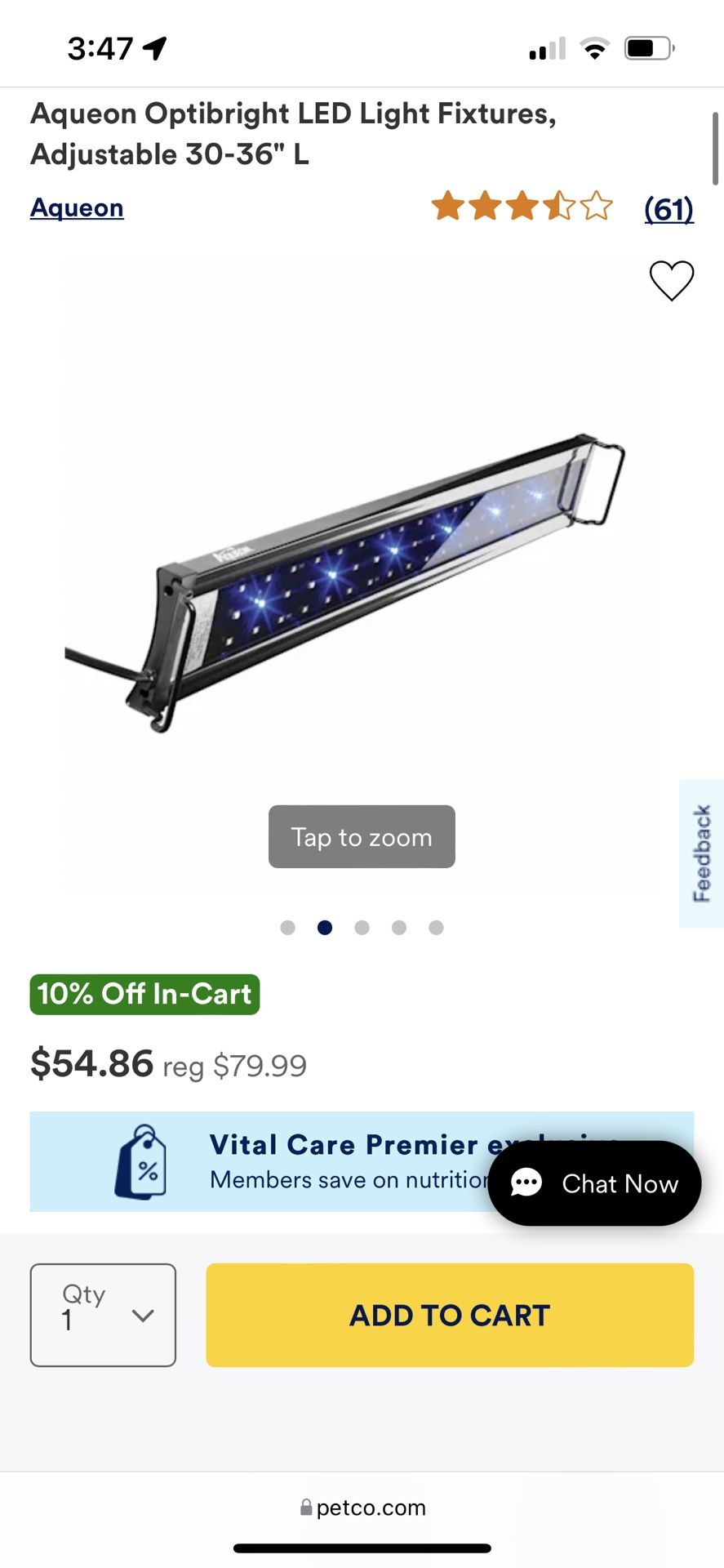 Aqueon Optibright LED Light Fixture