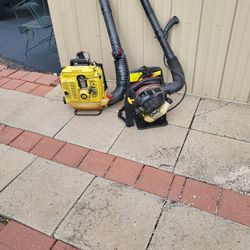 Blowers 2 FOR SALE. JOHN DEERE  AND HOMELITE