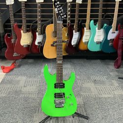 ESP LTD M-50FR Lime Green Electric Guitar 