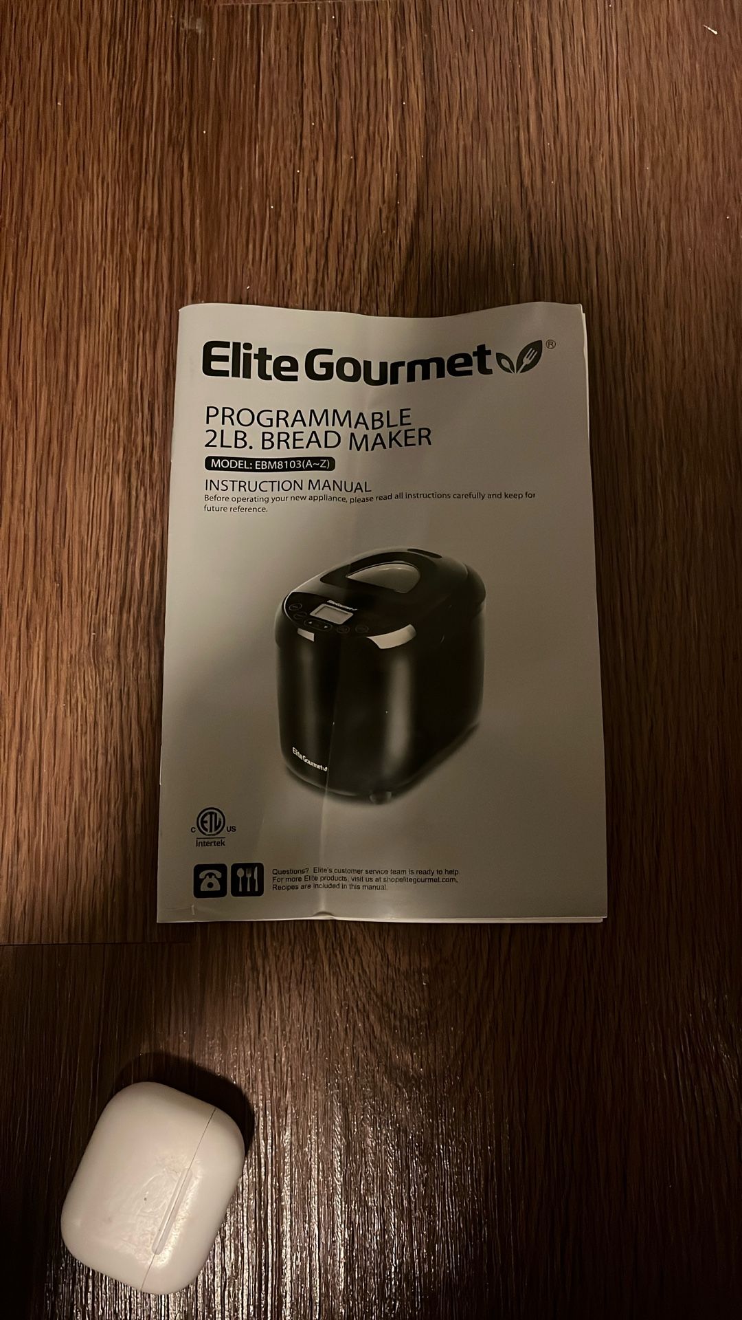 Elite gourmet EBM 8103 Bread maker