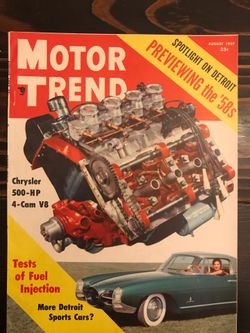 Motor trend August 1957