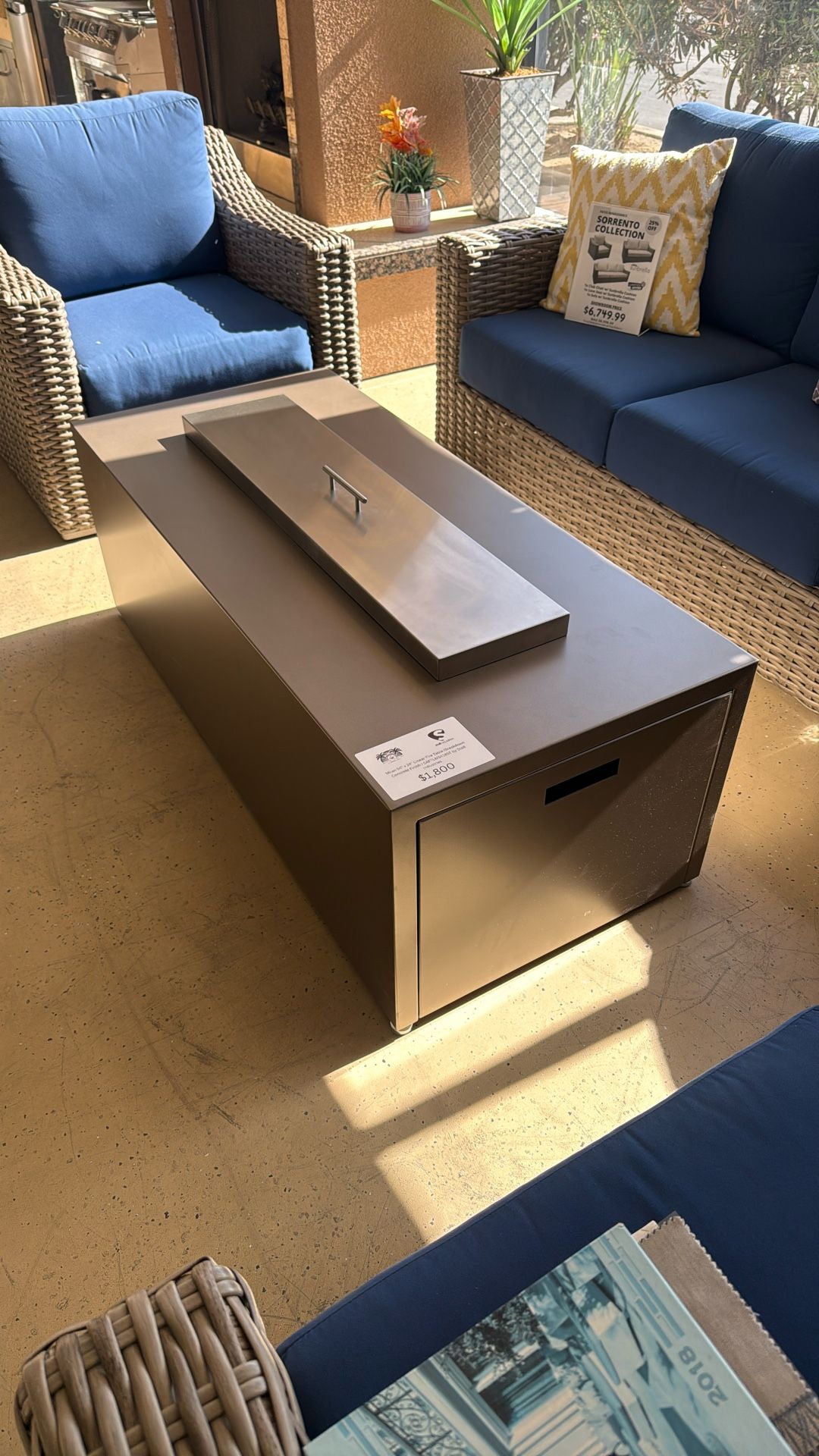 Stoll Industries 54”X24” Linear Fire Table