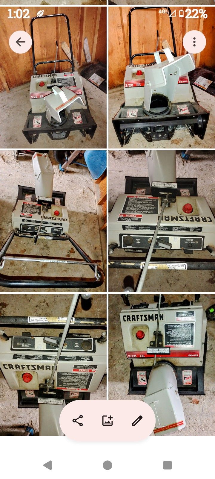 Craftsman Snowblower