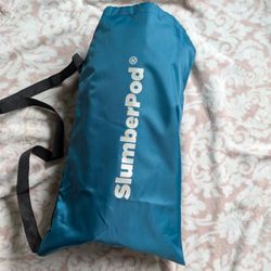 Slumberpod Blackout Canopy Travel Pod Space in Green Toddler Baby W/ Fan