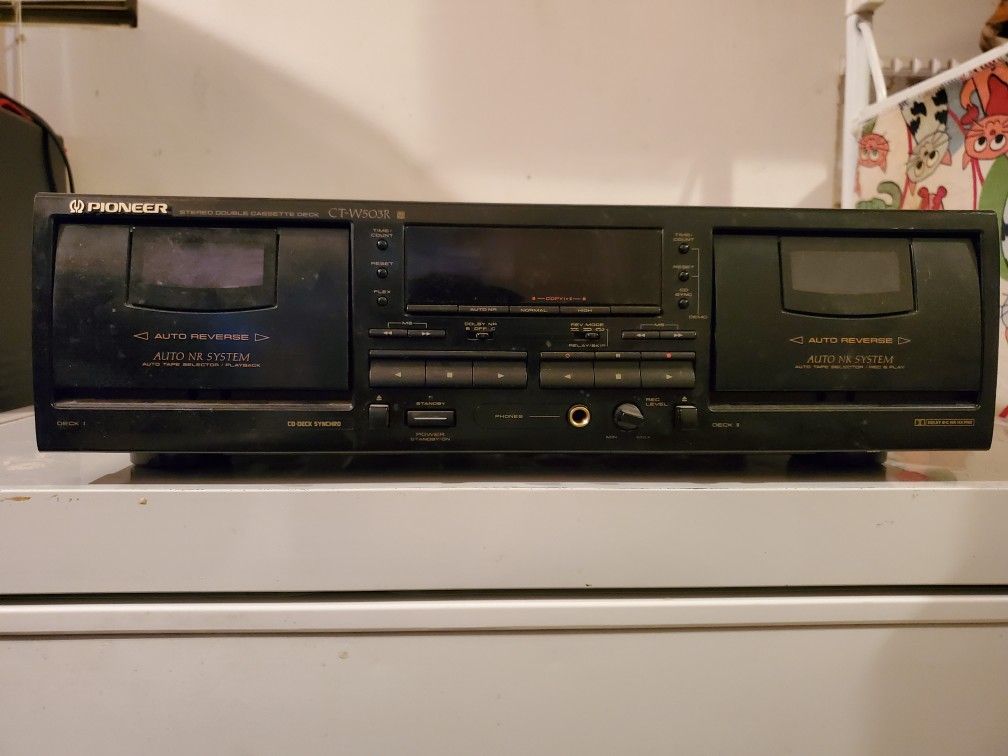 Pioneer Dual Cassette Player