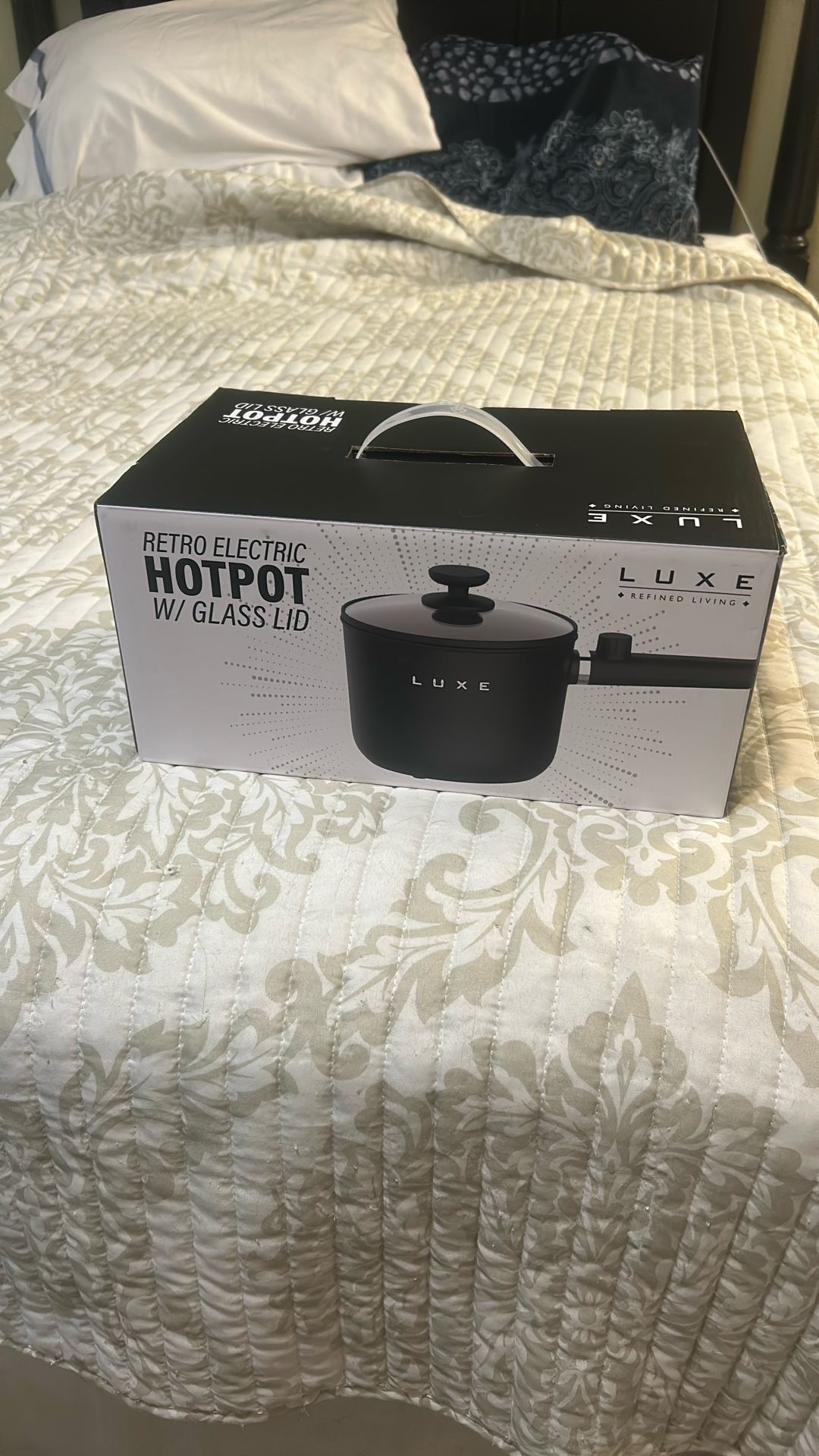 Electric Hotpot W Glass Lid