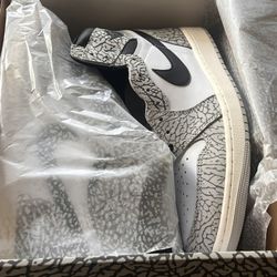 ‼️Nike Jordan 1 Retro High OG White Cement Size: US M 12.5 Brand new with box 100% authentic