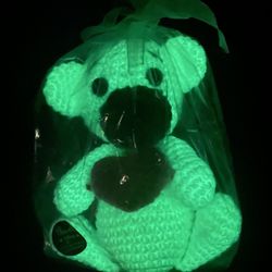 Crochet Teddy Bear Glows In The Dark