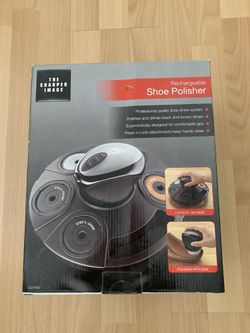 Sharper Image All In One Rechargeable Shoe Polisher