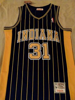 Indiana Pacers #31 Mitchell & Ness Hardwood Classics Jersey
