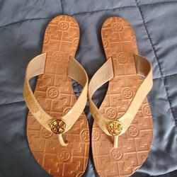 Tory Burch Leather Sandals , Size 11 M 