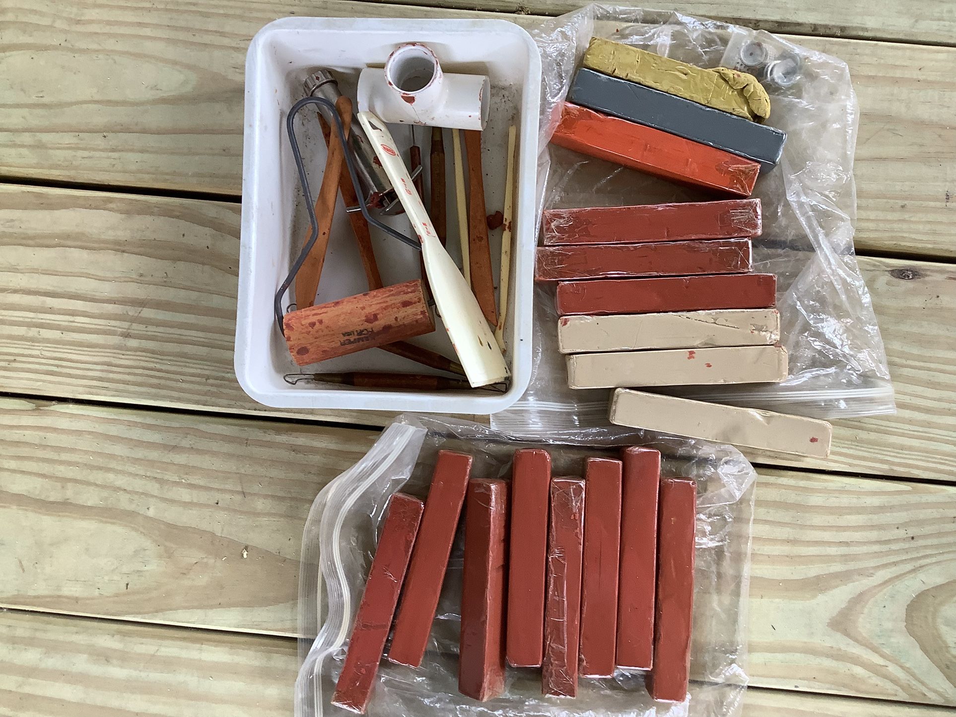 Plasticine Sculpting/Modeling Clay & Tools