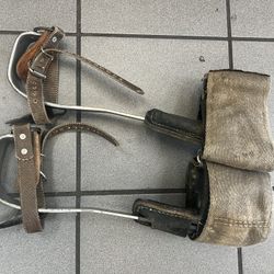 Buckingham Titanium lineman climber pole/tree Spikes TB9403 PAIR 