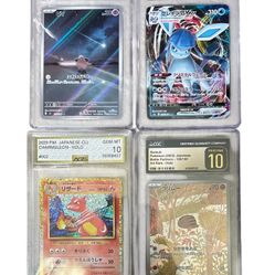 Graded Japanese Pokemon Card Slabs 
