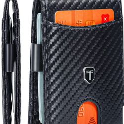Slim Wallet for Men Wallet with Money Clip RFID Wallet with ID Window Quick Card Front Pocket
