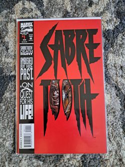 Marvel Sabertooth #1 Comic Book