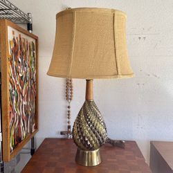 Mid Century Modern Lamp & Lampshade