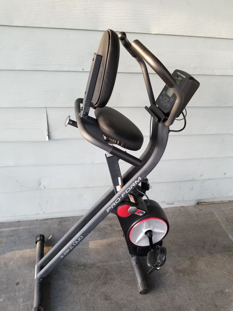 X bike duo proform decathlon hot sale