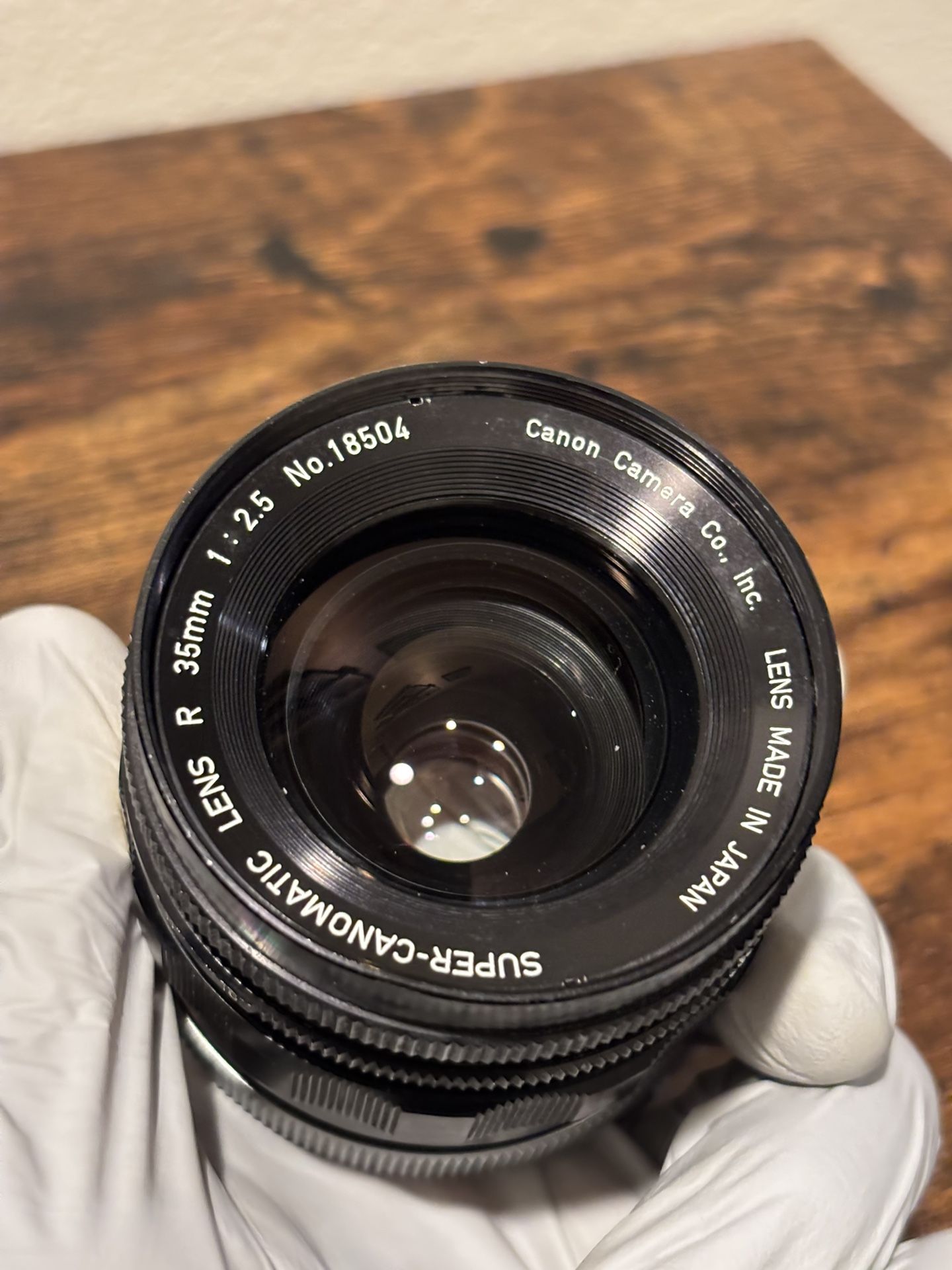 Canon 35mm 2.5 Lens
