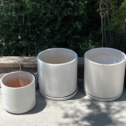 Ceramic Pots, All 3 
