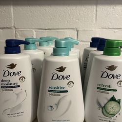 Dove body wash large bottles $8 each