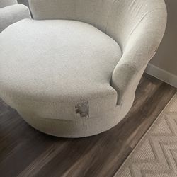 Couch And Swivel Chair 