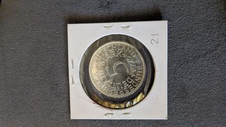 1974 West Germany 5 mark silver coin