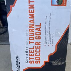 12’ x 6’ Steel Frame Soccer Net